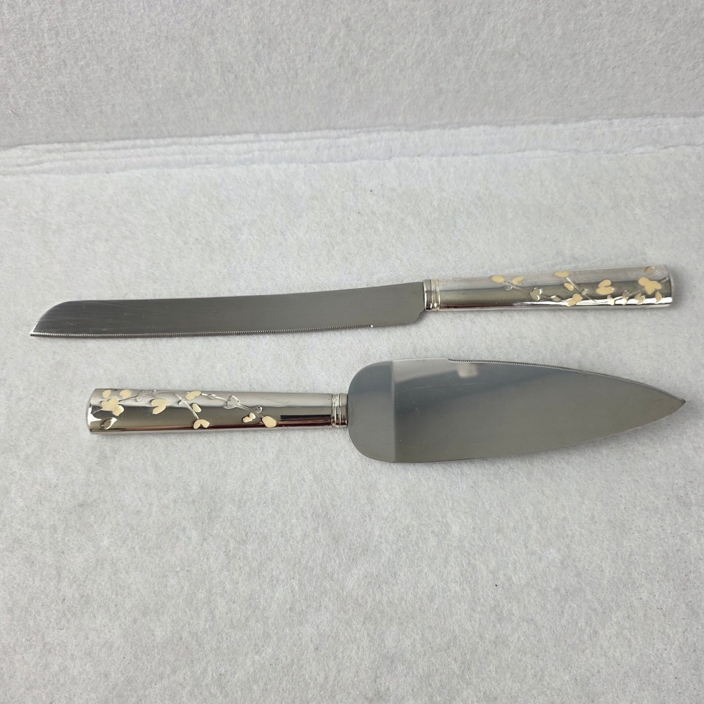 Kate Spade New York Lenox Gardner Street Cake Serving Enameled Set 2pc